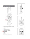 Μαχαίρι μίξερ MOULINEX IZZY (E500) / KENWOOD original
