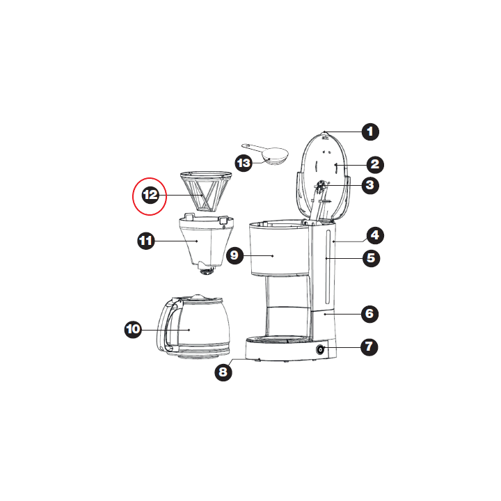 Φίλτρο καφετιέρας μόνιμο IZZY original