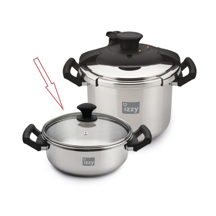 Γυάλινο καπάκι αλλάγης σε κατασρόλας IZZY original IZZY XITR0197