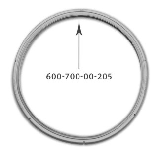 Λάστιχο νέου τύπου καπακιού χύτρας ταχύτητος 10 λίτρων FISSLER original FISSLER XITR0075