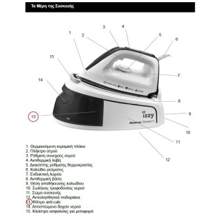Φίλτρο νερού  αντιαλκαλικό anti-calc γεννήτριας ατμού ΙΖΖΥ original