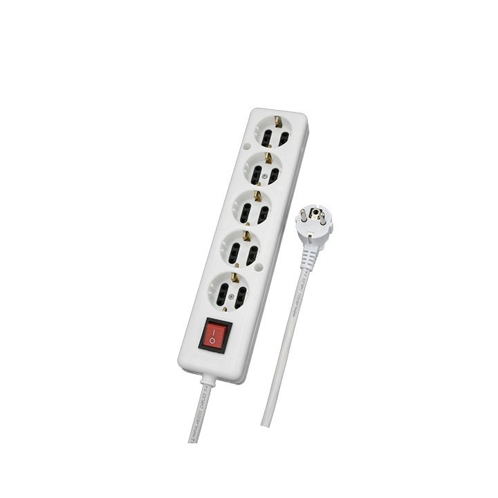 Πεντάπριζο ευθύα με καλώδιο και διακόπτη ΓΕΝΙΚΗΣ ΧΡΗΣΗΣ