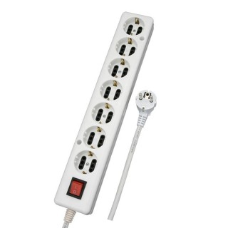 Επτάπριζο ευθύα με καλώδιο και διακόπτη ΓΕΝΙΚΗΣ ΧΡΗΣΗΣ ΓΕΝΙΚΗΣ ΧΡΗΣΗΣ POL0018