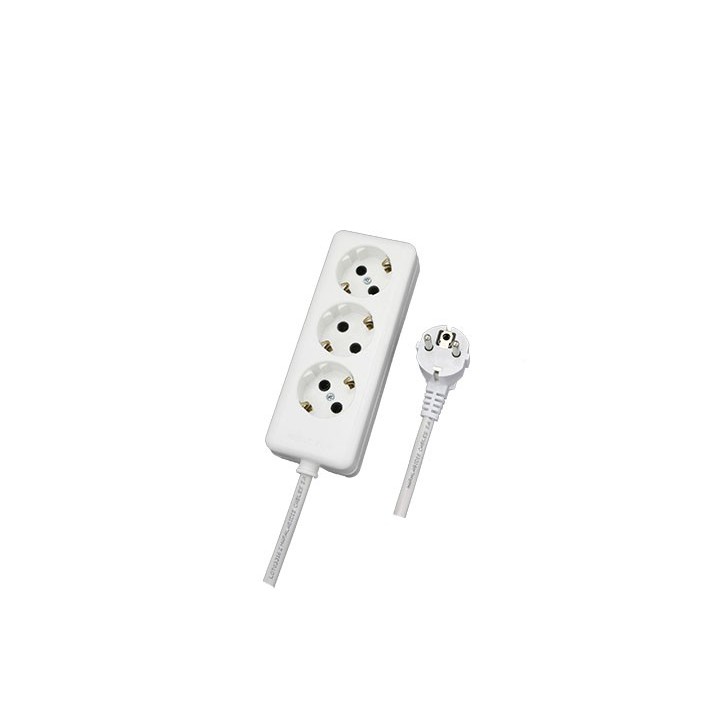 Τρίπριζο γωνιακό με καλώδιο χωρίς διακόπτη ΓΕΝΙΚΗΣ ΧΡΗΣΗΣ ΓΕΝΙΚΗΣ ΧΡΗΣΗΣ POL0019