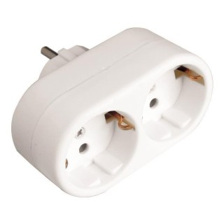 Αντάπτορας από ένα σούκο αρσενικό σε δύο σούκο θυληκά ΓΕΝΙΚΗΣ ΧΡΗΣΗΣ EUROLAMP POL0032