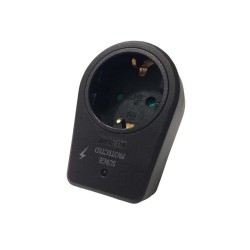 Αντάπτορας με προστασία υπέρτασης από ένα σούκο αρσενικό σε ένα σούκο θυληκο ΓΕΝΙΚΗΣ ΧΡΗΣΗΣ EUROLAMP POL0039