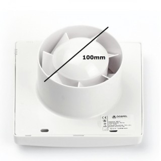 Εξαεριστήρας μπάνιου/λουτρού Φ100 STANDART DOSPEL ΓΕΝΙΚΗΣ ΧΡΗΣΗΣ EXB0001