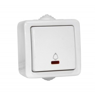 Διακόπτης στεγανός εξωτερικός μπουτόν με λαμπάκι λευκός ΓΕΝΙΚΗΣ ΧΡΗΣΗΣ ΓΕΝΙΚΗΣ ΧΡΗΣΗΣ DY0019