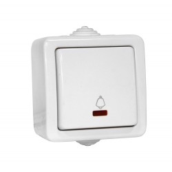 Διακόπτης στεγανός εξωτερικός μπουτόν με λαμπάκι λευκός ΓΕΝΙΚΗΣ ΧΡΗΣΗΣ ΓΕΝΙΚΗΣ ΧΡΗΣΗΣ DY0019