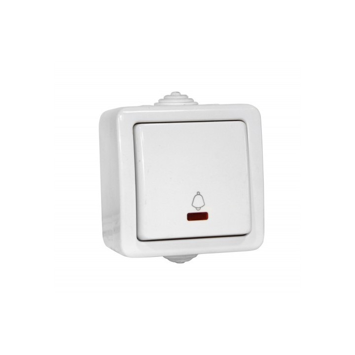 Διακόπτης στεγανός εξωτερικός μπουτόν με λαμπάκι λευκός ΓΕΝΙΚΗΣ ΧΡΗΣΗΣ ΓΕΝΙΚΗΣ ΧΡΗΣΗΣ DY0019