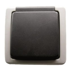 Πρίζα σούκο μονή στεγανή εξωτερική γκρί ΓΕΝΙΚΗΣ ΧΡΗΣΗΣ ΓΕΝΙΚΗΣ ΧΡΗΣΗΣ DY0021