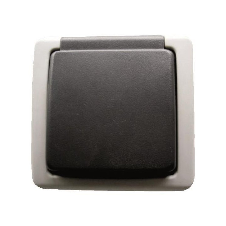 Πρίζα σούκο μονή στεγανή εξωτερική λευκή ΓΕΝΙΚΗΣ ΧΡΗΣΗΣ