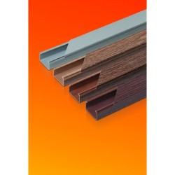 Κανάλι καλωδίων αυτοκόλλητο ασημί 16x16