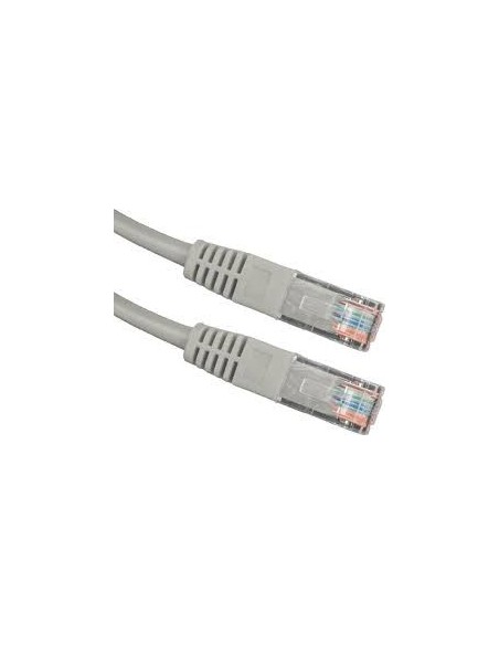 Καλώδιο δικτύου CAT6 UTP patch cord 1m σε γκρι χρώμα ΓΕΝΙΚΗΣ ΧΡΗΣΗΣ UTP0002