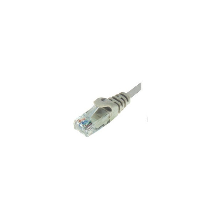 Καλώδιο δικτύου CAT6 UTP patch cord 0.5m σε γκρι χρώμα