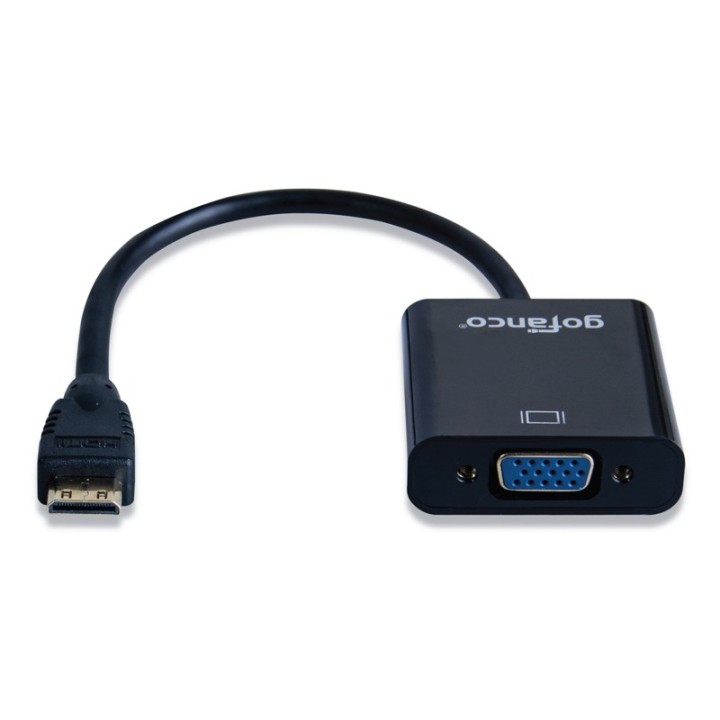 Converter για σύνδεση συσκευών με mini HDMI έξοδο σε οθόνες και προτζέκτορες με VGA είσοδο  PTH-026