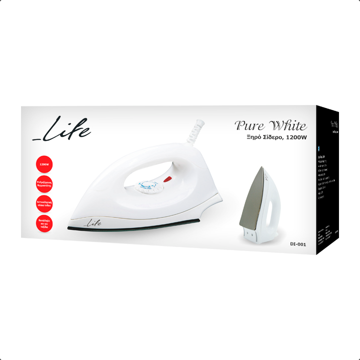 Ξηρό σίδερο 1200W LIFE