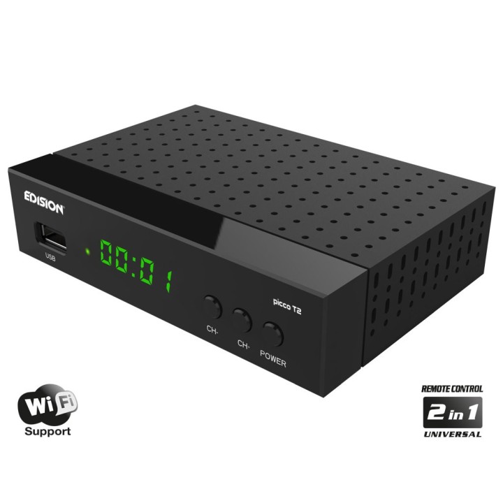 Επίγειος ψηφιακός δέκτης MPEG-4 υψηλής ευκρίνειας PICCO T2 EDISION