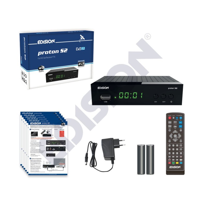 Δορυφορικός δέκτης υψηλής ευκρίνειας ΡRΟΤΟΝ S2 EDISION EDISION DKT0002