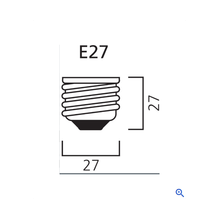 Λάμπα led προβολάκι 12W  E27 R80 6500Κ