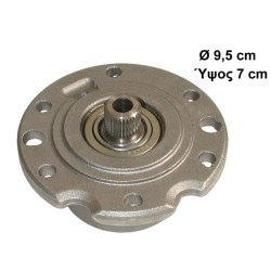 Έδρανο κομπλέ αριστερό βάση + τσιμούχα + ρουλεμάν + άξονας πλυντηρίου ρούχων BOSCH/SIEMENS BOSCH PRAX0020