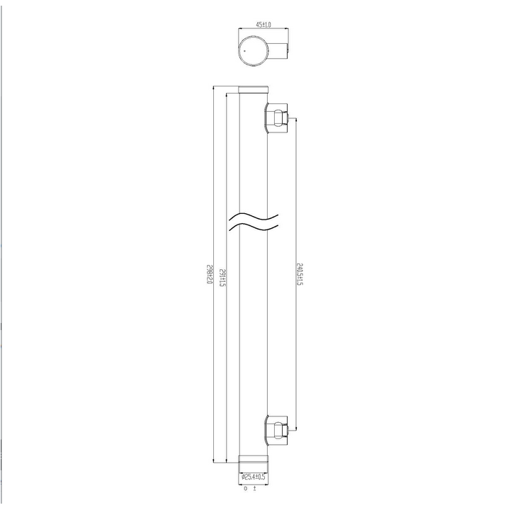 Λάμπα led linestra μικρή 5W 30cm SYLVANIA 2πόδια SYLVANIA LIN0002
