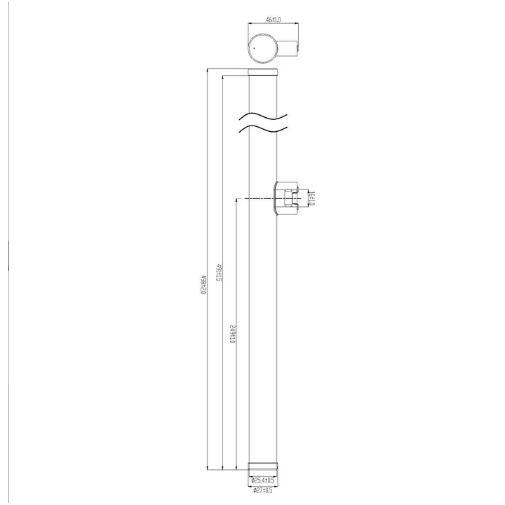 Λάμπα led linestra μεγάλη 5W 50cm SYLVANIA 1πόδι