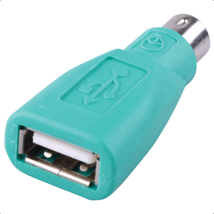 Αντάπτορας USB θηλυκός σε PS2 αρσενικό ΓΕΝΙΚΗΣ ΧΡΗΣΗΣ PS20002