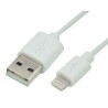 Καλώδιο Lightning σε USB, για φόρτιση και μεταφορά δεδομένων σε λευκό χρώμα συσκευών iPHONE 5/6/iPAD ΓΕΝΙΚΗΣ ΧΡΗΣΗΣ IPH0001 Καλώδιο Lightning σε USB, για φόρτιση και μεταφορά δεδομένων σε λευκό χρώμα συσκευών iPHONE 5/6/iPAD ΓΕΝΙΚΗΣ ΧΡΗΣΗΣ IPH0001
