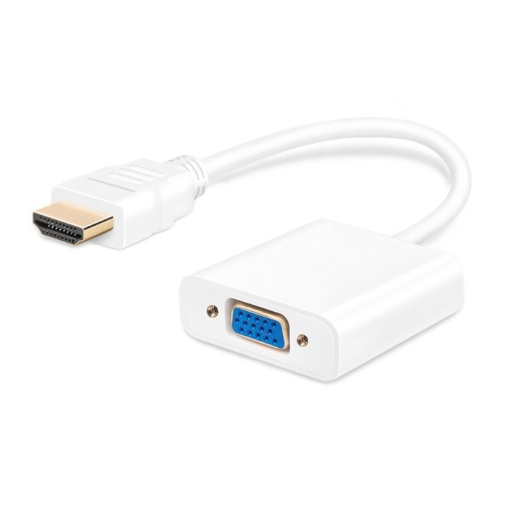 Μετατροπέας HDMI σε VGA σε λευκό χρώμα  PTH-024