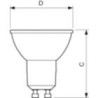 Λάμπα LED spot 4.6-50W GU10 2700K 36° PHILIPS PHILIPS MR16527