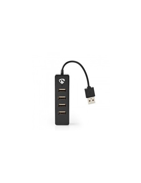 Καλώδιο USB 2.0 Hub 4 θυρών, σε μαύρο χρώμα  233-1403