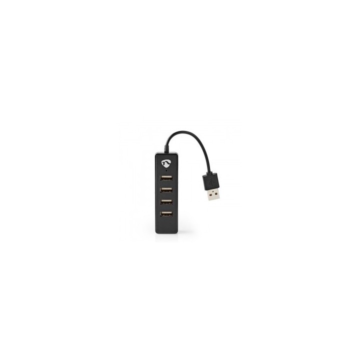 Καλώδιο USB 2.0 Hub 4 θυρών, σε μαύρο χρώμα  233-1403