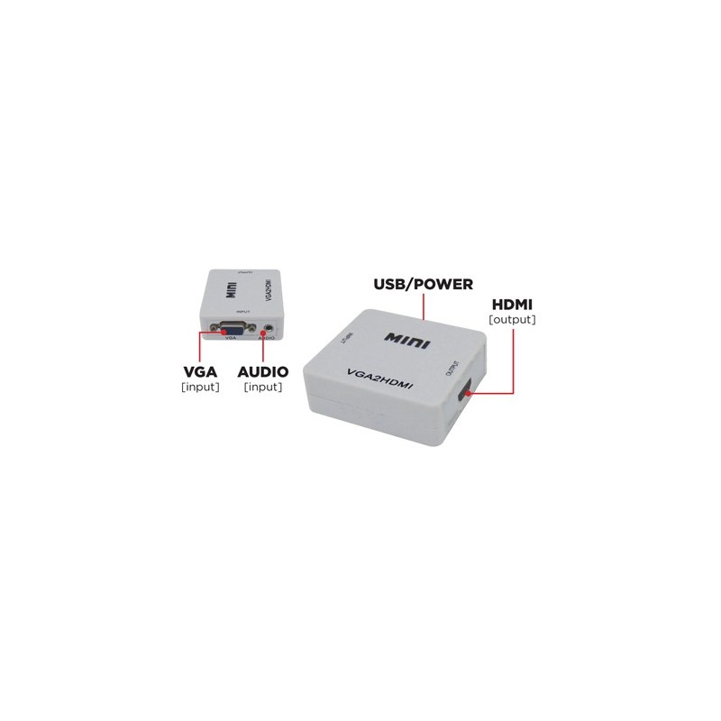 HD Video Converter VGA σε HDMI, FL-459, Full HD FL-459