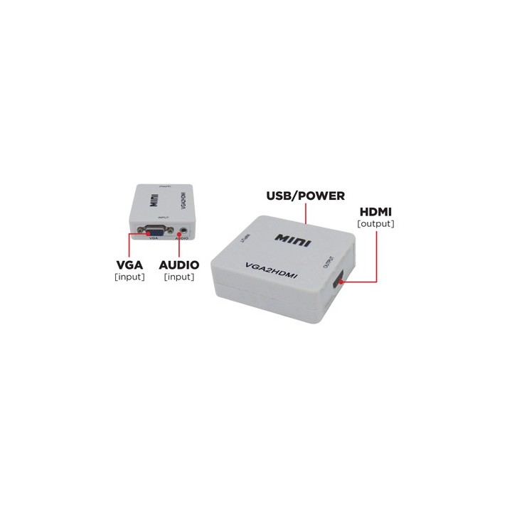HD Video Converter VGA σε HDMI, FL-459, Full HD  FL-459