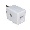 RJ11 female adapter to old-style telephone socket