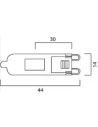Λάμπα αλογόνου ECO 42W G9 OSRAM SYLVANIA KAPS4228