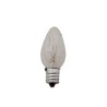 Incandescent night light bulb 5 - 7W E12 transparent