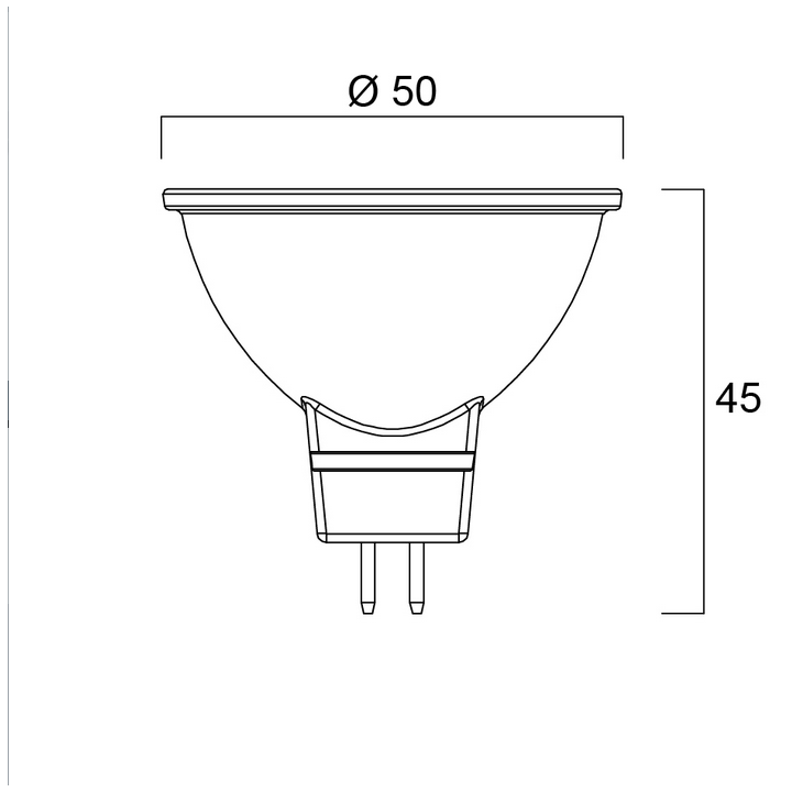 Λάμπα led MR16 5.5W GU5.3 12V 3000K SYLVANIA SYLVANIA MR165.530GU5.3