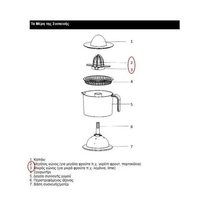 Κώνος (σβούρα) λεμονοστίφτη διαιρούμενος FRESCO IZZY original