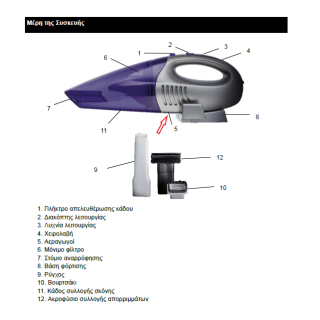 Φίλτρο για επαναφορτιζόμενο σκουπακι χειρός IZZY original IZZY SKXFIL0009