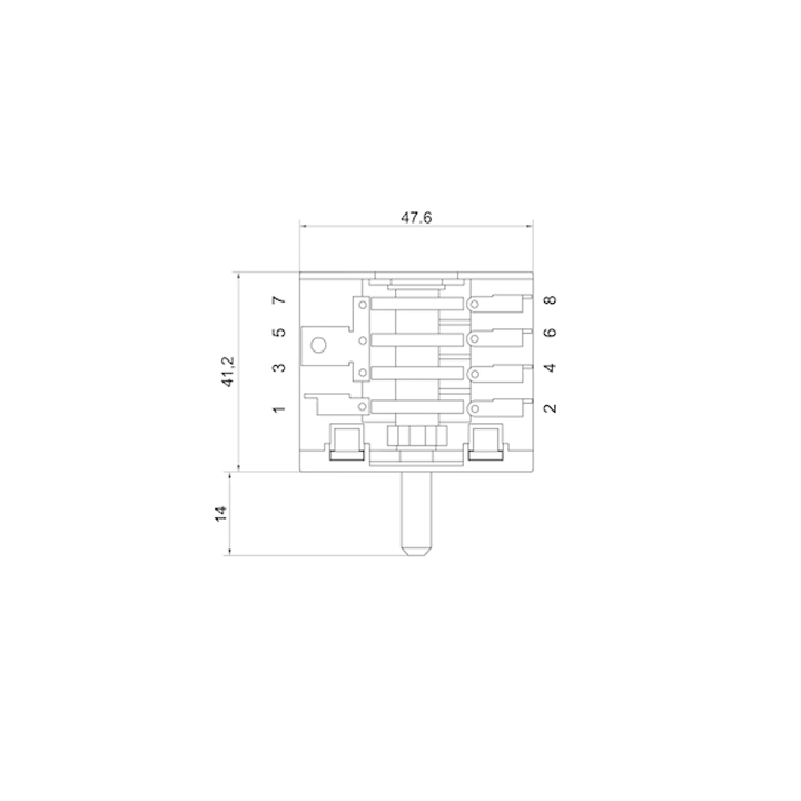 Kitchen oven selector switch for GENERAL USE