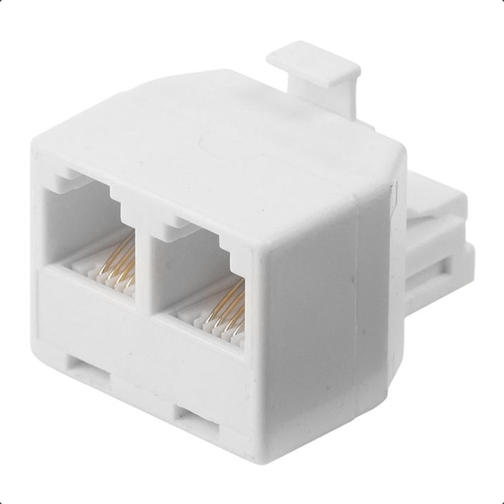 Τηλεφωνικό τάφ σύνδεσης RJ11 από ένα αρσενικό σε 2 θηλυκά ΓΕΝΙΚΗΣ ΧΡΗΣΗΣ ΓΕΝΙΚΗΣ ΧΡΗΣΗΣ RJ110001