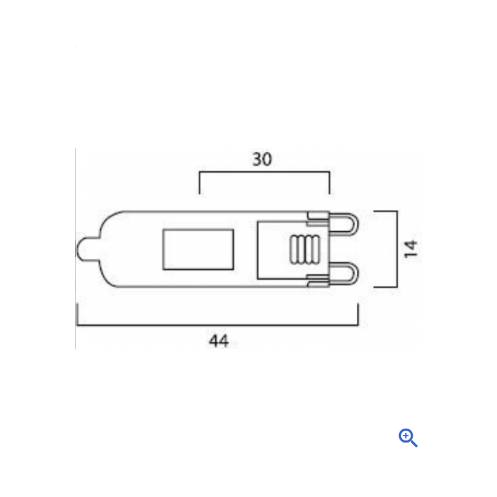 Λάμπα αλογόνου ECO 33W G9 OSRAM OSRAM KAPS3328
