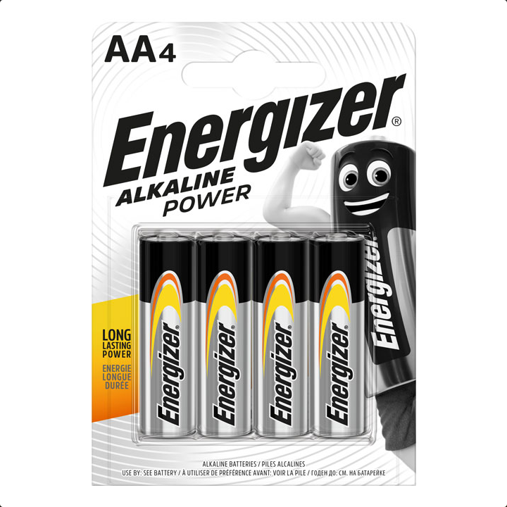 Αλκαλικές μπαταρίες AA - LR6 Alkaline Power Εnergizer