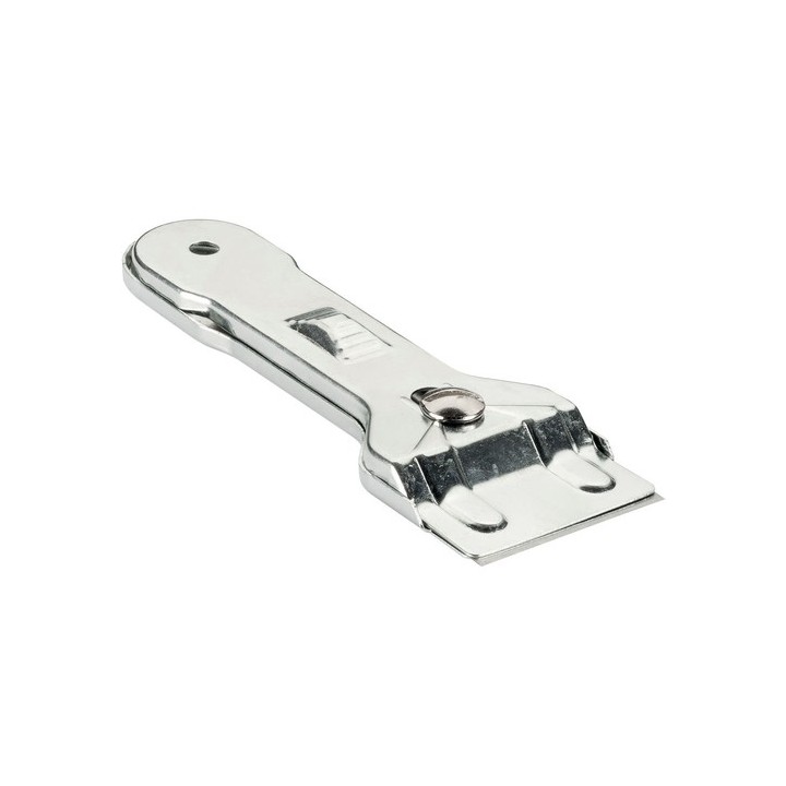 Ξύστρα κεραμικών εστιών μεταλλική με ανταλλακτικά ξυράφια 10 τεμάχια σετ  XYSTEST0001