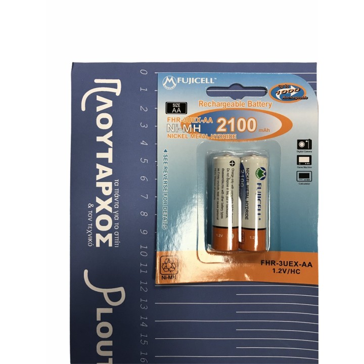 Επαναφορτιζόμενη μπαταρία ΑΑ Νi-MH 2100 mAh 1.2V FUJICELL