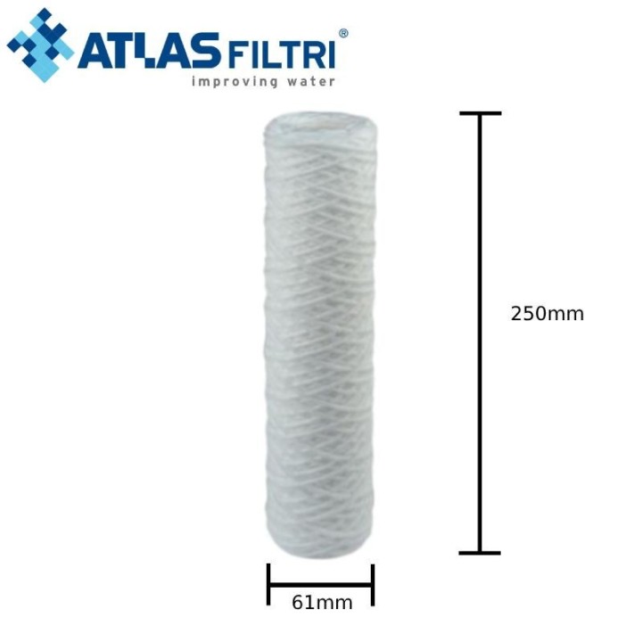 Ανταλλακτικό φίλτρο νήματος FA 10 SX 10" 25 microns Atlas Filtri 16105 ATLAS FILTRI 160025