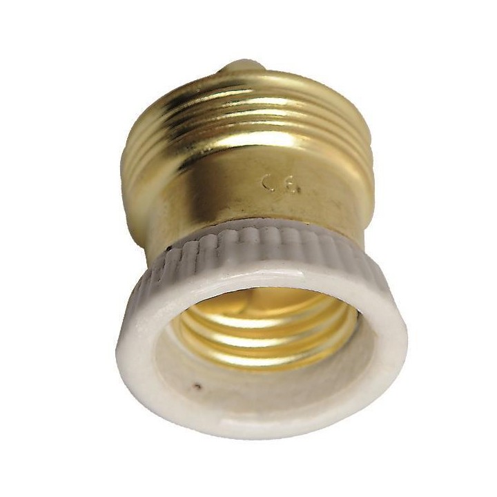 Ντουί μεταλλικό ορυχάλκινο με δαχτυλίδη πορσελάνης E27 ΓΕΝΙΚΗΣ ΧΡΗΣΗΣ ΓΕΝΙΚΗΣ ΧΡΗΣΗΣ NTU0011E