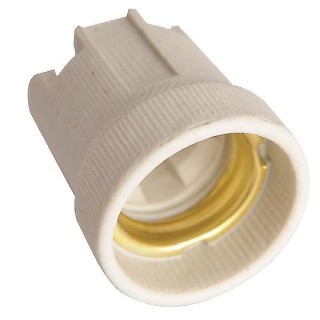 Ντουί πορσελάνης χωρίς λαμάκι E27 λευκό ΓΕΝΙΚΗΣ ΧΡΗΣΗΣ